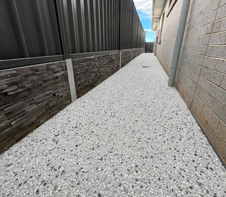Exposed aggregate