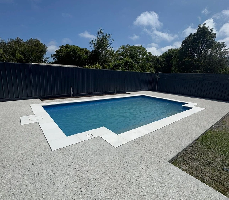 Honed concrete